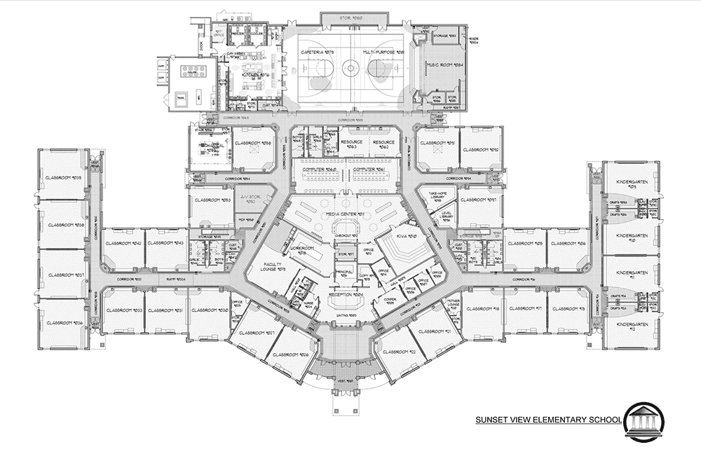 Sunset View Elementary School Floor Plan