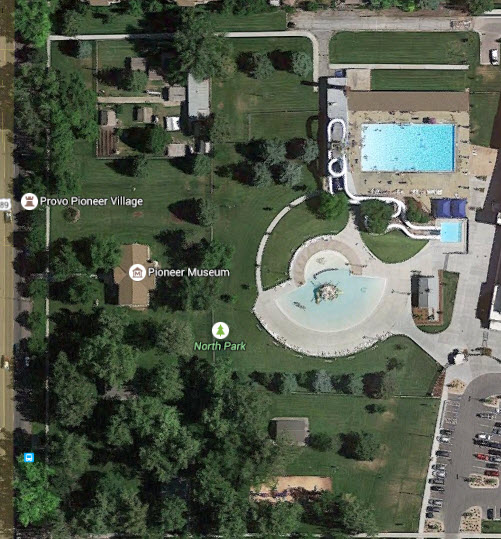 North Park, Provo Utah Google Earth View