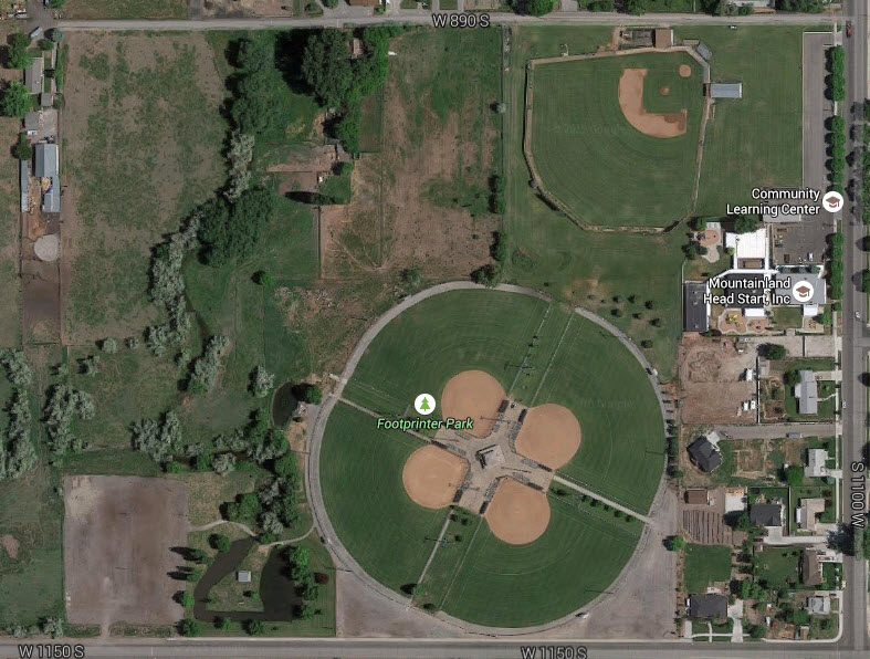 Footprinter Park Provo Utah Google Earth View