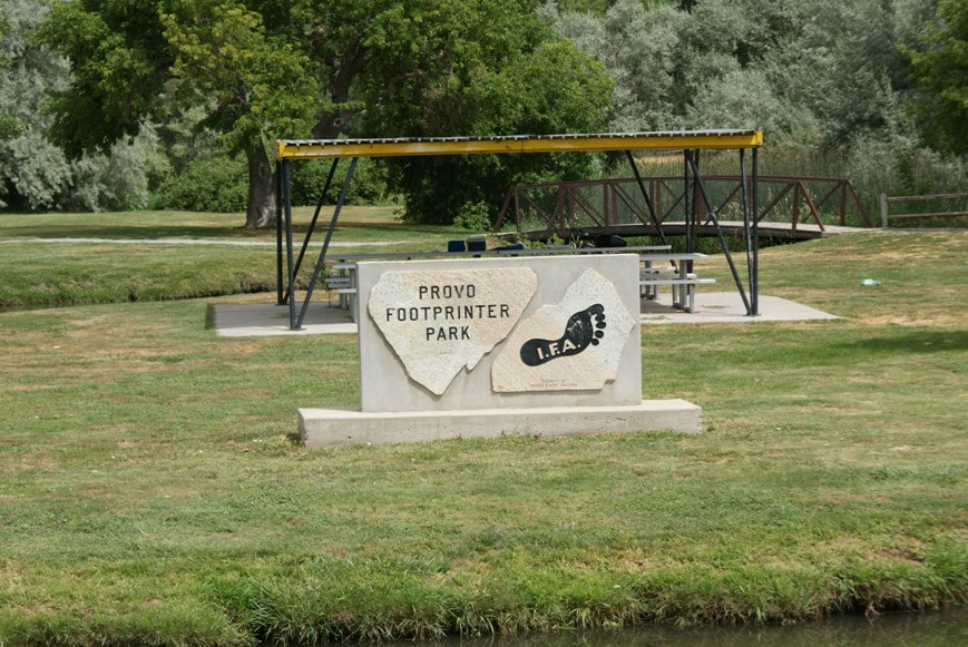 Footprinter Park Provo Utah